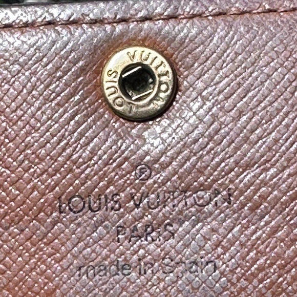 Louis Vuitton Monogram Porte Monnaie Canvas Long Wallet Snap Closure Brown - Picture 5 of 16
